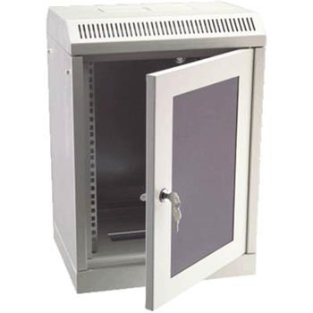 10" rozvaděč nástěnný 12U/280mm skleněné dveře