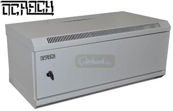19" nástěnný rozvaděč 4U/300mm - plechové dveře