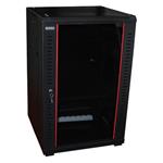 19' OCRACK OCC-18U-6SBK rozvaděč nástěnný 18U/600mm celoskleněné dveře