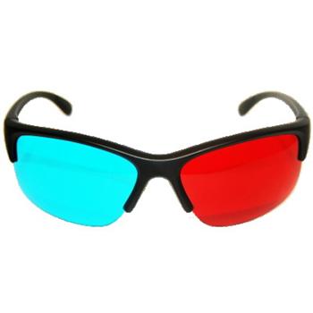 3D brýle - plastové, Red/Cyan, sportovní design