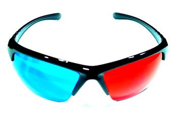 3D brýle - plastové, Red/Cyan, Sportovní LT verze