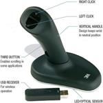 3M Bezdrátová ergonomická  myš EM550GPL - velká, optická, použití pro PC, Mac