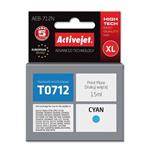 ActiveJet Ink cartridge Eps T0712 D78/DX6000/DX6050 Cyan - 15 ml     AEB-712
