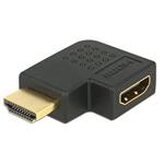 Adapter HDMI St > Bu 90° gewinkelt-links