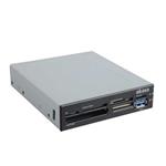 AKASA interní čtečka do 3,5" pozice / AK-ICR-07U3 / SDXC / 1xUSB3.0 / černá nebo bílá (obě čela v balení)
