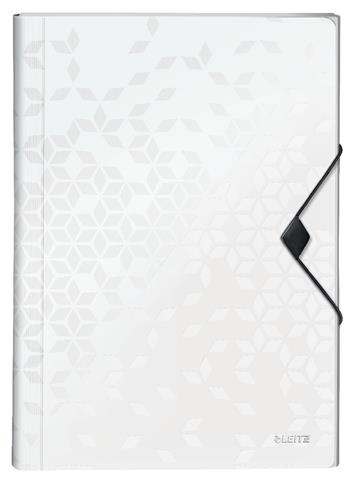 Aktovka s přihrádkami Leitz WOW, PP, bílá