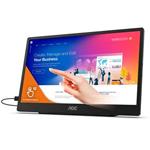 AOC LCD dotykový 16T2 15,6" IPS/1920x1080@60Hz/4ms/250cd/700:1/50M:1/microHDMI/2xUSB-C/repro/VESA/