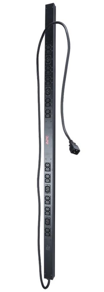 APC Rack 19" Basic PDU, ZeroU, 16A/230V, 20 zástrčky C13, 4 zástrčky C19, IEC C2