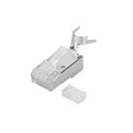 ASSMANN Modular Plug for Round Cable, CAT 6A, shielded, 100 ks