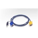 ATEN integrovaný kabel 2L-5202UP pro KVM USB 2 metry