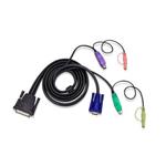 ATEN sdružený kabel pro KVM PS/2  5M  pro CS1004, CS1008,