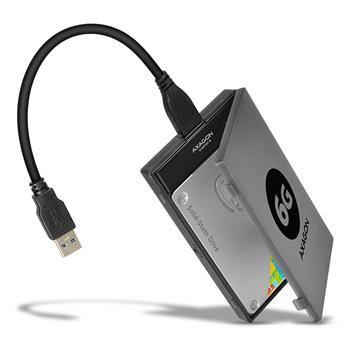 AXAGON - ADSA-1S6 USB3.0 - SATA 6G UASP HDD adapter vč. pouzdra