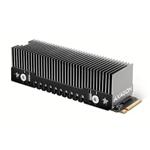 AXAGON CLR-M2XT, hliníkový pasivní chladič pro jedno i oboustranný M.2 SSD disk, výška 24 mm