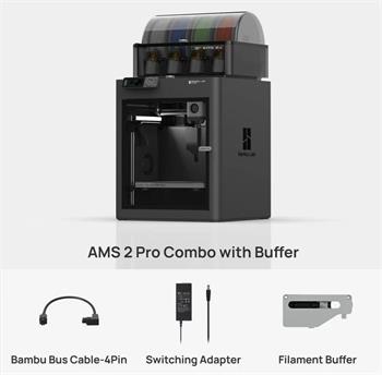 Bambu Lab P1S AMS 2 Pro Combo - 3D tiskárna s AMS 2 Pro + filament Buffer