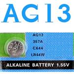 baterie knoflíková, alkalická AG13 ( LR44 / A76 / SR44 / G13 / LR1154], 1.5V