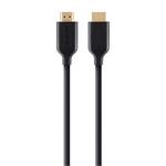 Belkin CABLE,HDMI,M/M,2M,HIGH SPEED W/ETHERNET,BLACK,GOLD