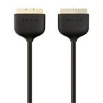 Belkin CABLE,SCART,M/M,2M,BLACK,GOLD-PLATED