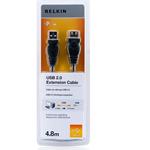 Belkin CABLE,USB,DSTP,USBAM/USBAF,4.8M,EXTENSION