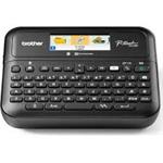 Brother PT-D610BTVP tiskárna samolepících štítků s kufříkem a 24mm páska - černá/bílá, barevný LCD, Bluetooth