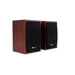 C-TECH reproduktory SPK-09, 2.0, dřevěné, USB napájení, 4W, 3,5mm jack