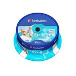 CD-R medium Verbatim 52x (700MB)-25ks, Spindle, Printable