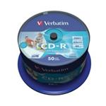 CD-R medium Verbatim 52x (700MB)-50ks, Spindle, Printable