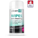CLEAN IT čistící ubrousky mokré na plasty 100ks