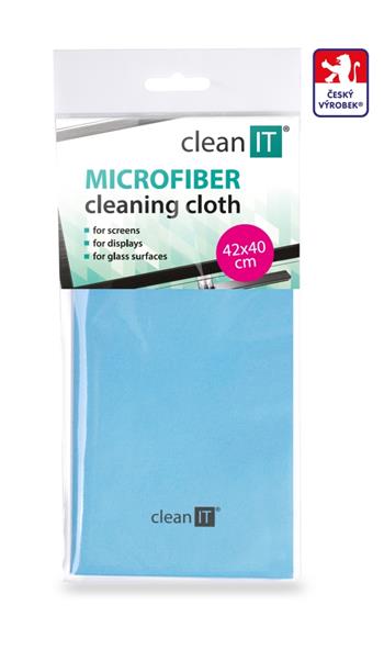 CLEAN IT čistící utěrka z mikrovlákna, velká, světle modrá