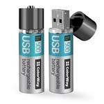 ColorWay nabíjecí baterie AA 1200mAh 2ks, USB