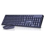 CONNECT IT Combo bezdrátová černá klávesnice + myš, 2,4GHz, USB, CZ + SK layout, černá