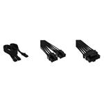 Corsair Premium Individually Sleeved 12+4pin PCIe Gen 5 12VHPWR 600W cable, Type 4, BLACK