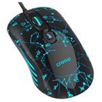 Crono OP-636B - herní laserová myš, 800/1600/3200 DPI, LED podsvícení, USB