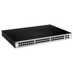 D-Link 48-port 10/100/1000 Gigabit Smart Switch including 4 Combo 1000BaseT/SFP
