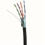 DATACOM FTP drát CAT5E PE 100m černý OUTDOOR