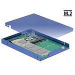 Delock 2.5” Converter USB 3.1 Micro-B female > M.2 / mSATA with enclosure