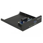 Delock 3.5" USB 3.1 Gen 1 Front Panel 1 x USB Type-C™ + 1 x USB Typ-A