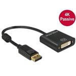 Delock Adapter Displayport 1.2 male > DVI female 4K Passive black
