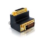 Delock Adapter DVI 24+5pinfemale / male, right angled