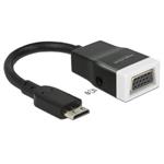 Delock Adapter HDMI-mini C male > VGA female with Audio