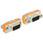 Delock Adapter Null Modem Sub-D 9 pin female > female Gender Changer