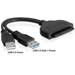 Delock Converter SATA 22 pin > USB 3.0-A male + USB 2.0-A male
