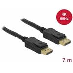 Delock Displayport 1.2 kabel samec > Displayport samec 4K 60 Hz 7 m