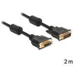 Delock Extension cable DVI-D 24+1 male > female 2 m