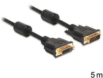 Delock Extension cable DVI-D 24+1 male > female 5 m
