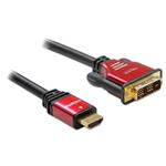 Delock High Speed HDMI Cable – HDMI A male > DVI male 3 m