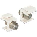 Delock Keystone module F female > F female