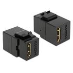 Delock Keystone module HDMI female > HDMI female black