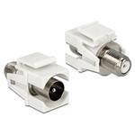 Delock Keystone module IEC male > F female