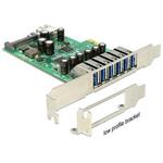 Delock PCI Express Card > 6 x external + 1 x internal USB 3.0