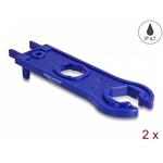 Delock Tool for DL4 Cables and Connectors, hexagonal, blue 2 pcs